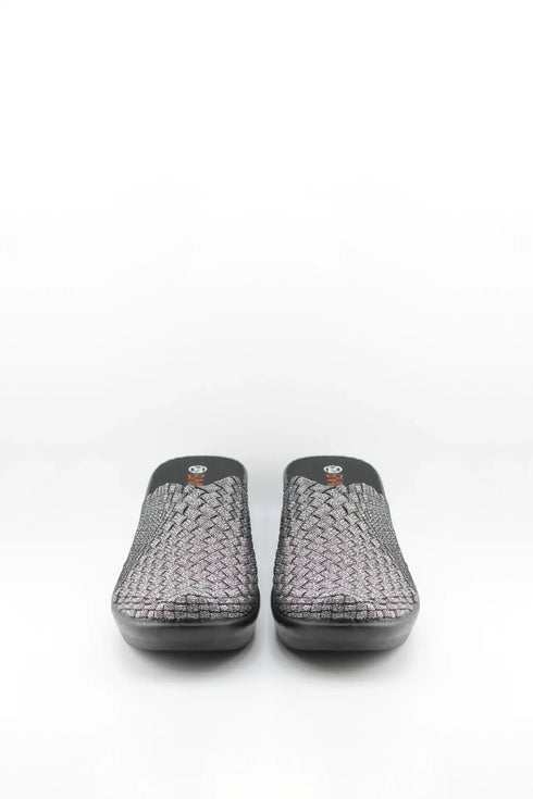 Bernie Mev Woven Slip-On Wedge Clog
